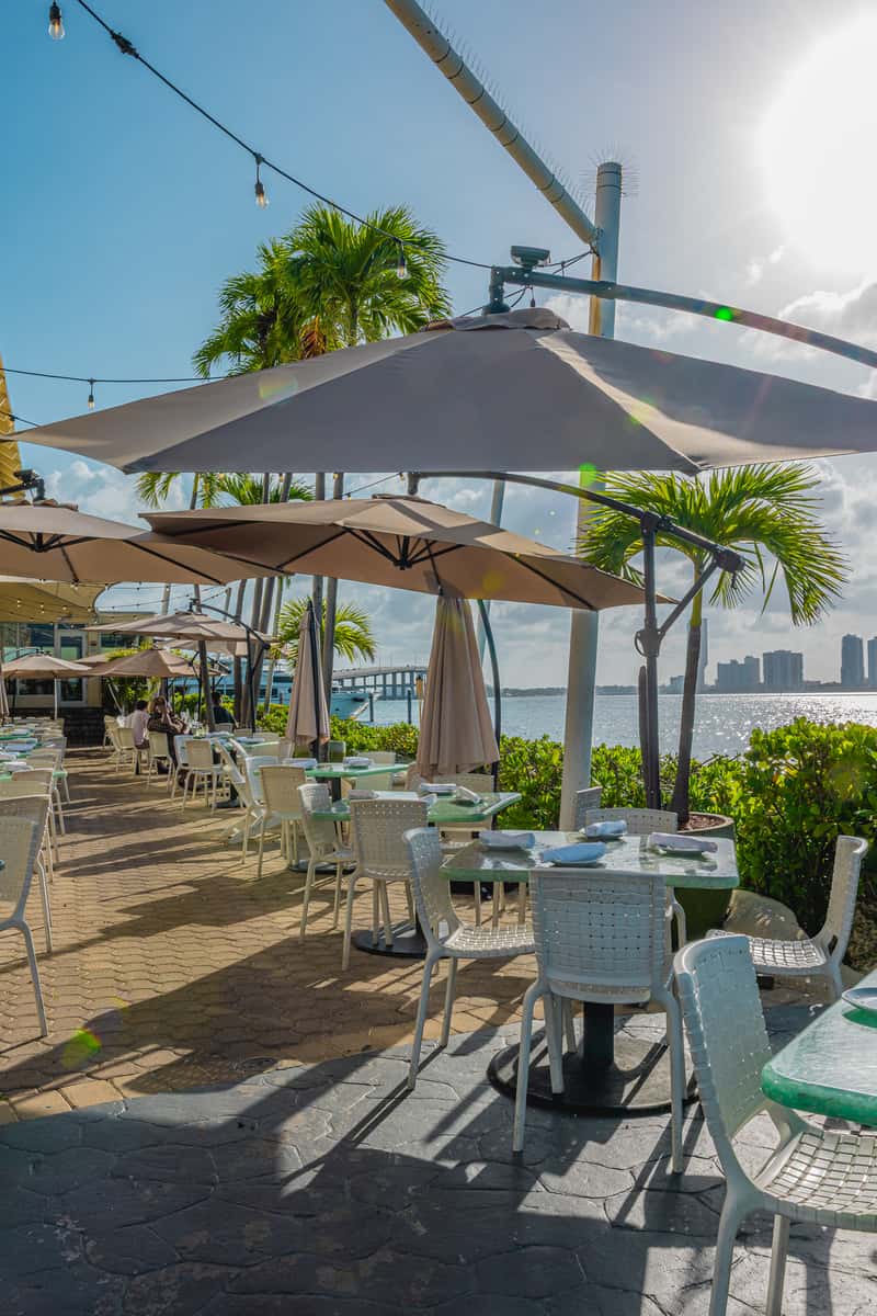 Rusty Pelican Patio Seating