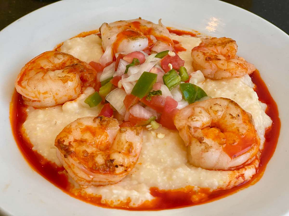 Shrimp & Grits Breakfast & Lunch the breakfast club, too