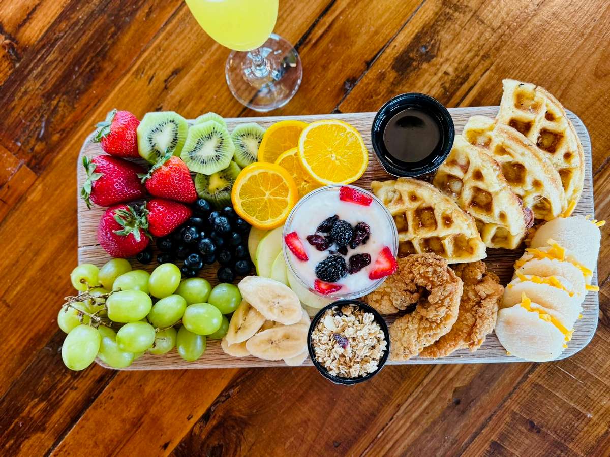 Available Saturday & Sunday during brunch hours .