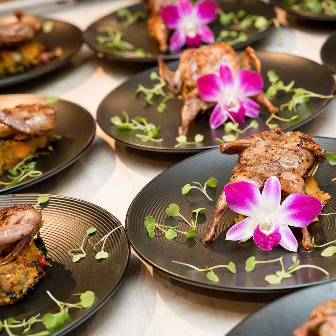 muscadine glazed quail