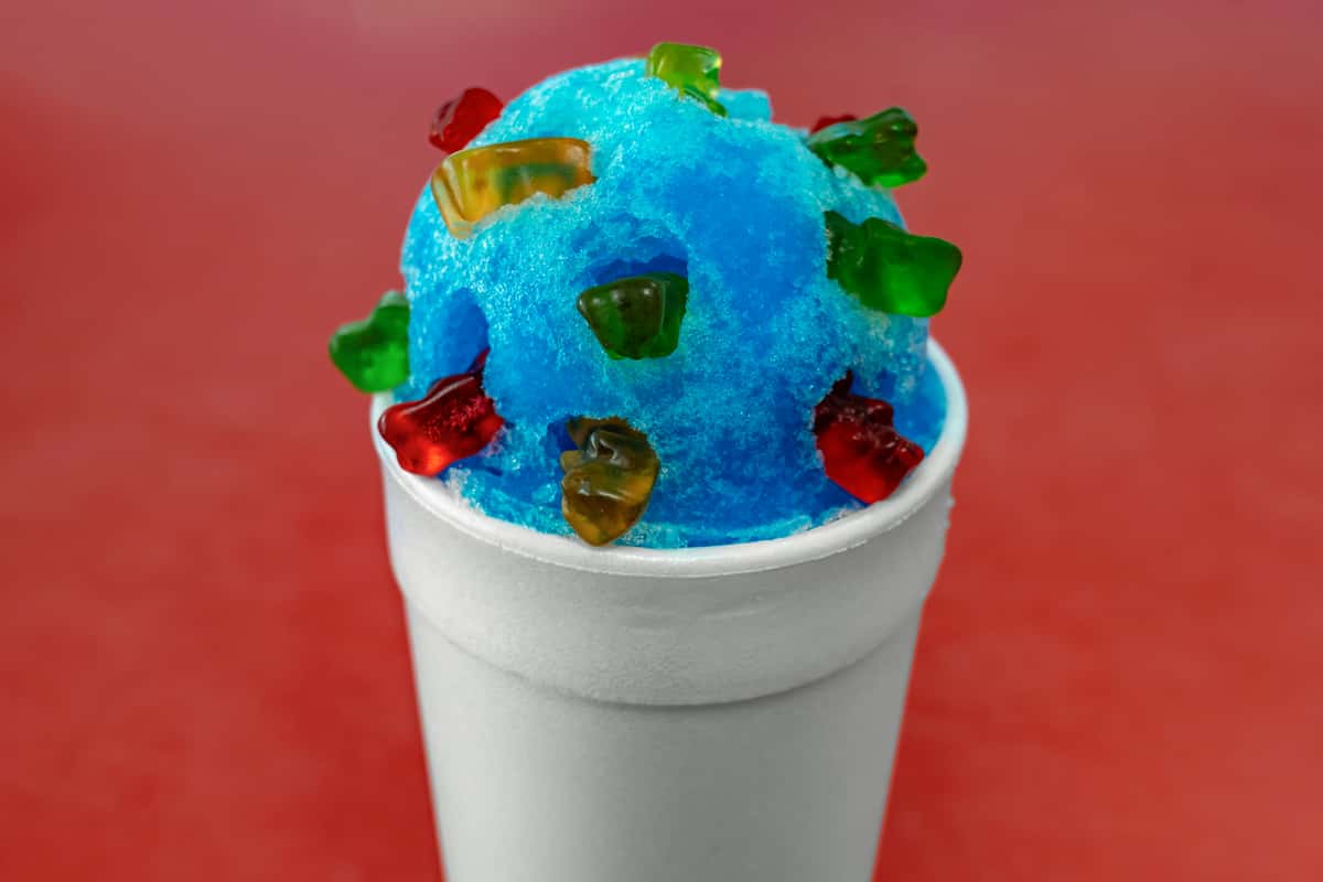Gummy Bears shaved ice