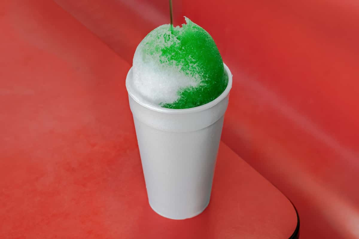 Sno Cone Green Pour
