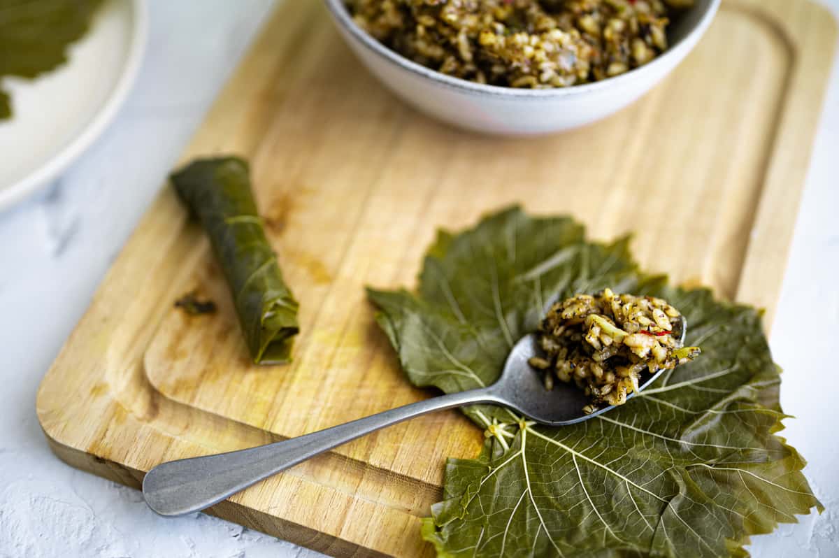 grape leaves