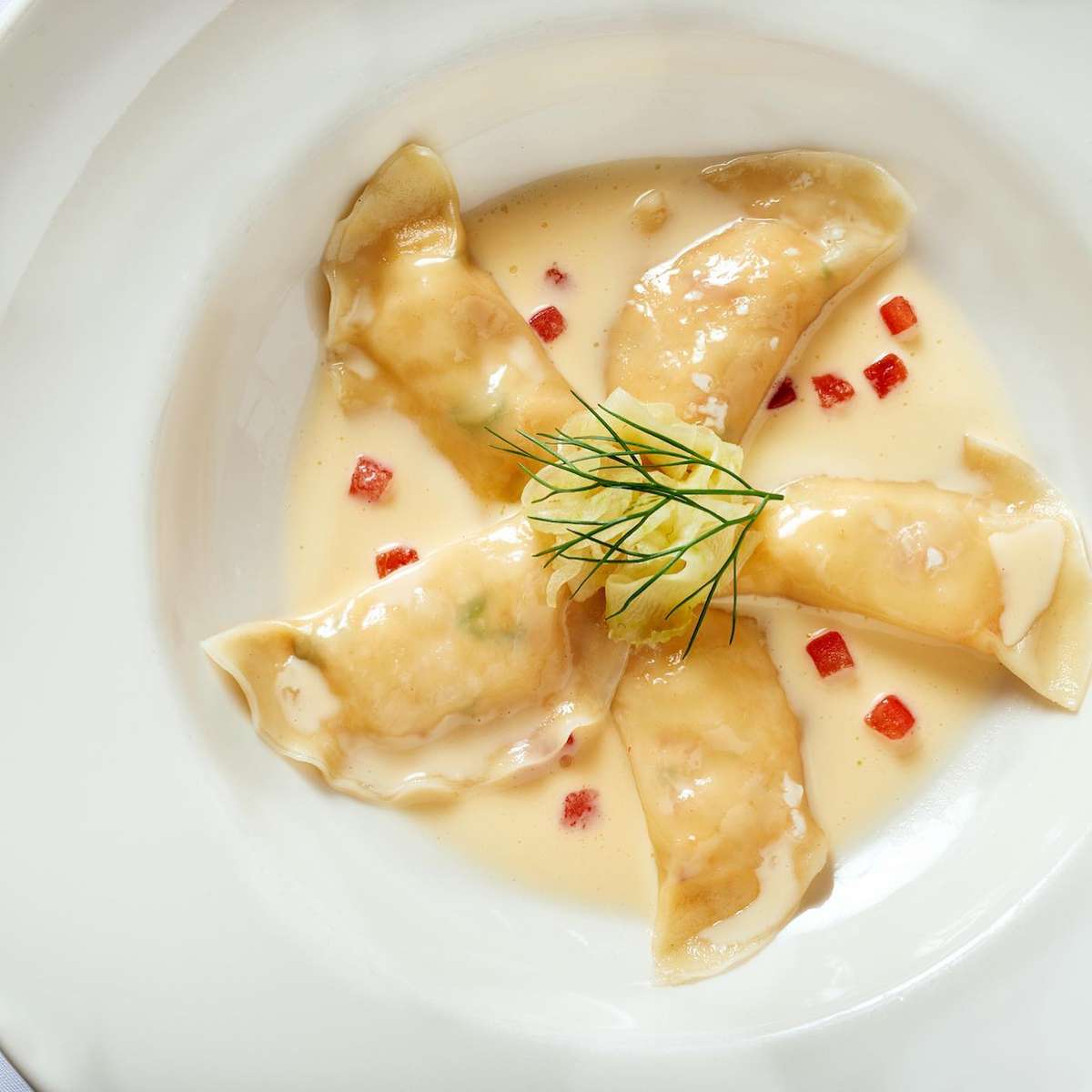 GW Fins Lobster Dumplings