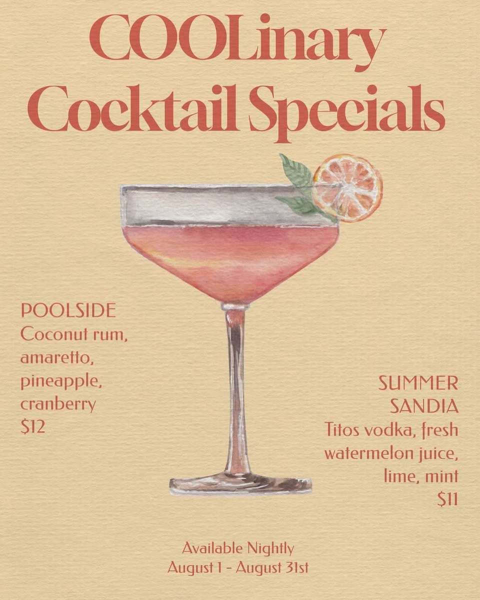 COOLinary Cocktail Promotion