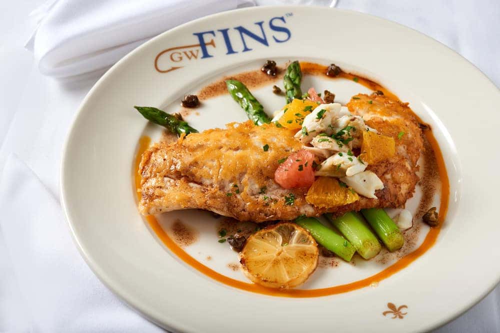 Fins Feast Menu