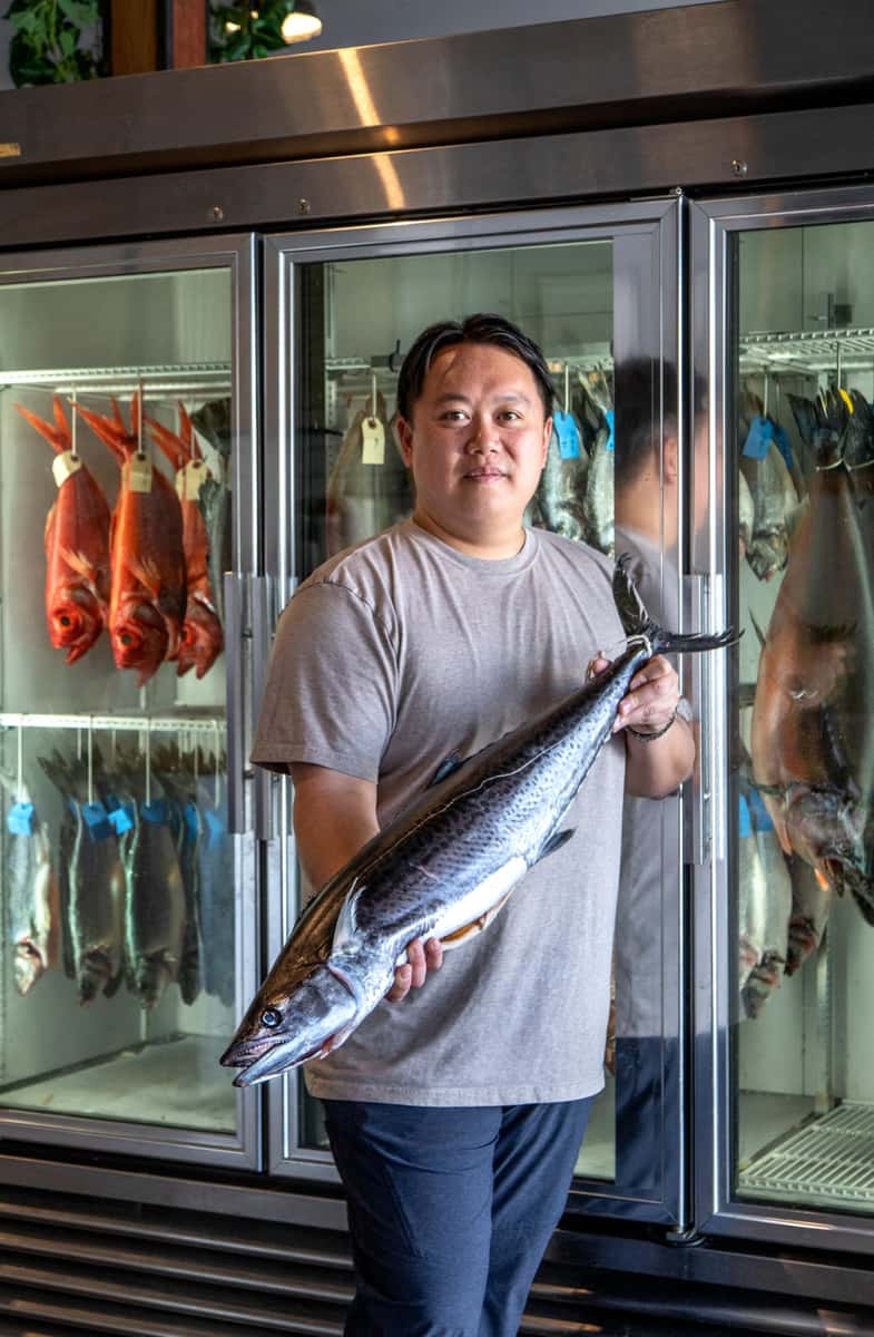 Liwei and dry aged fish