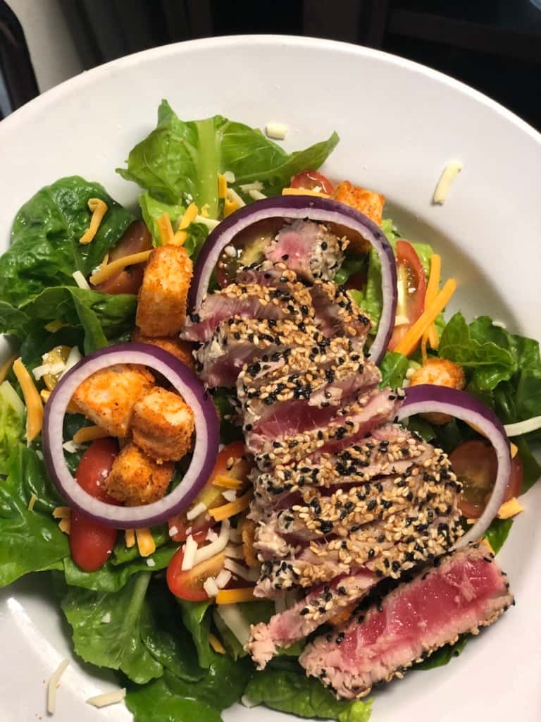 Tuna Salad Lemon Pepper Tuna Steak Seared Tuna, White Bean And