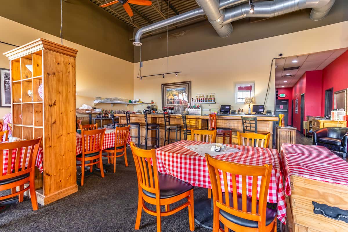 Interior view of dining area
