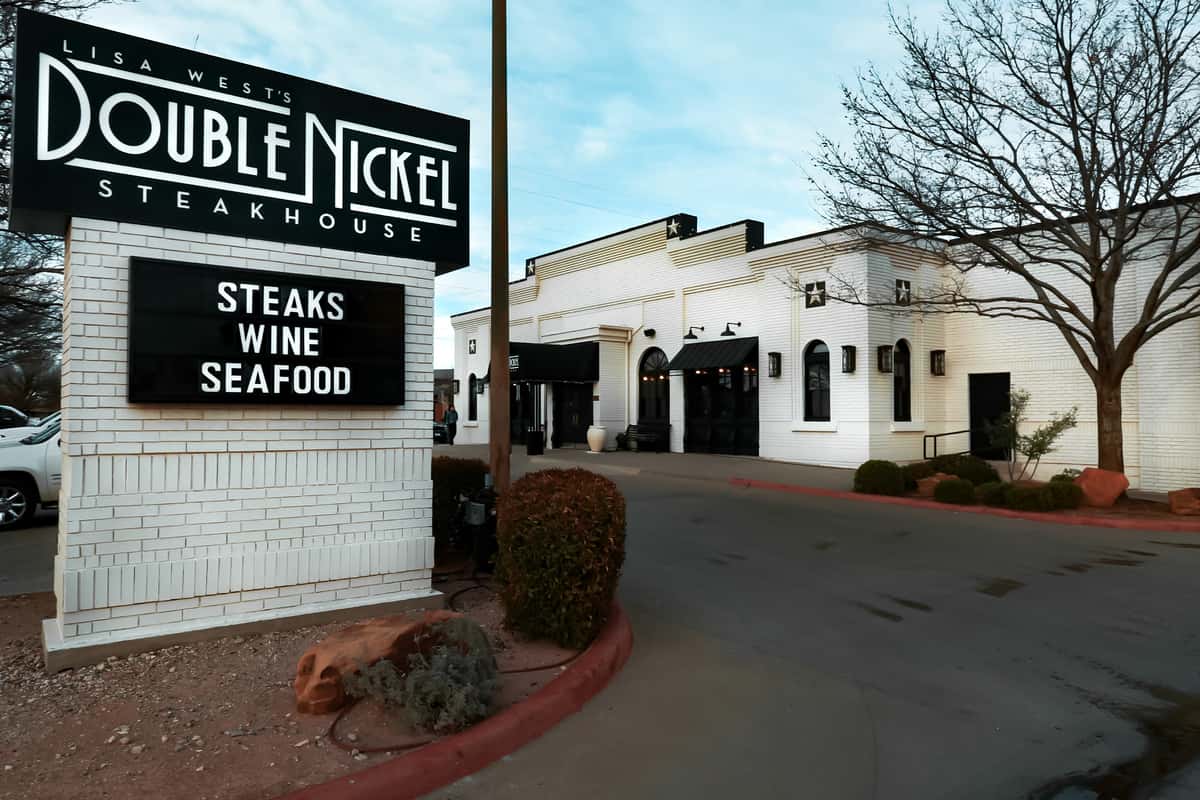 Restaurant Sign and exterior view