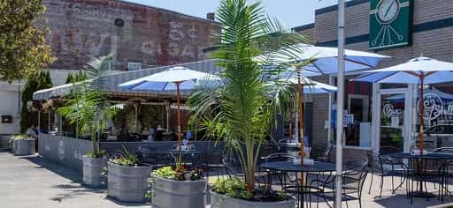 outside shot of the front of Stella's