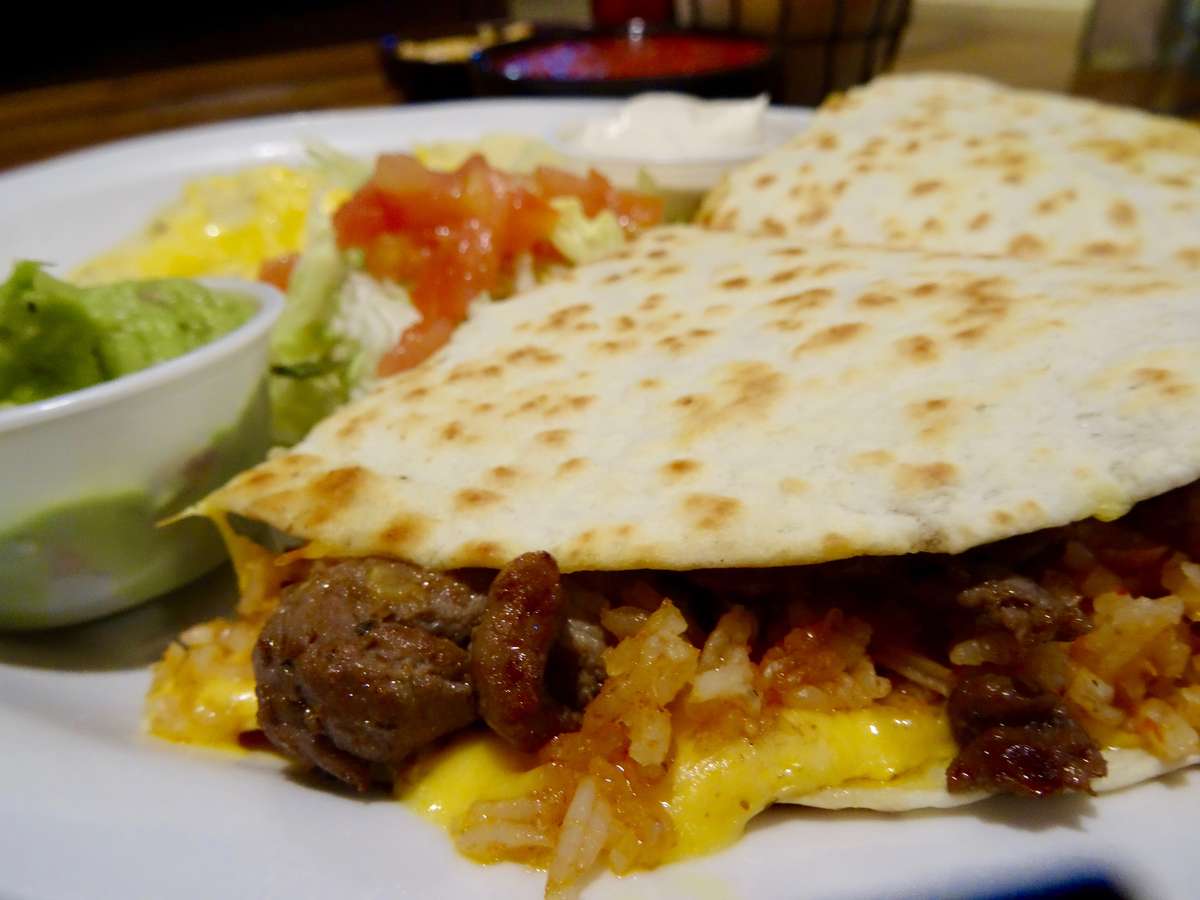 Fajita Quesadilla Beef Steak, Chicken, or Combo GUTIERREZ TEXMEX