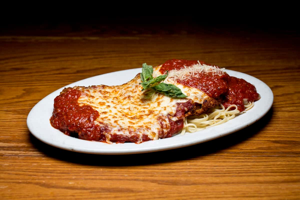 Veal or Chicken Parmigiana Main Menu Tomatoes Italian Grille and