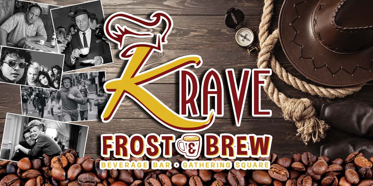 krave frost and brew banner