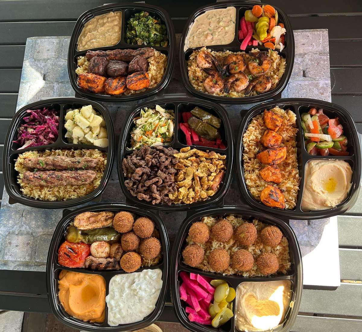 assortment of food