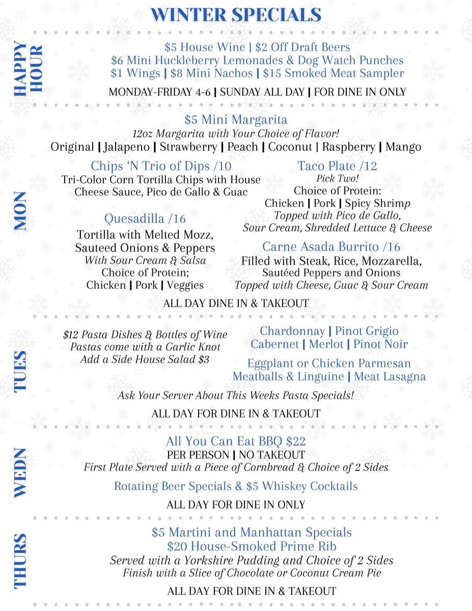 Mystic Winter Specials Nights