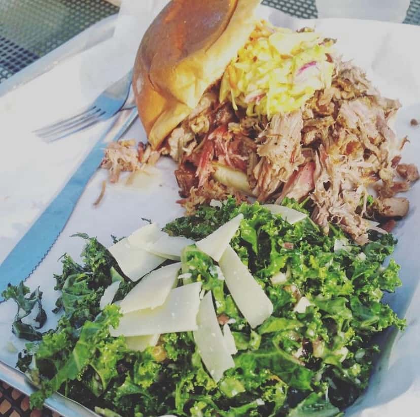 Pulled Pork Sandwich Dog Watch Cafe in CT