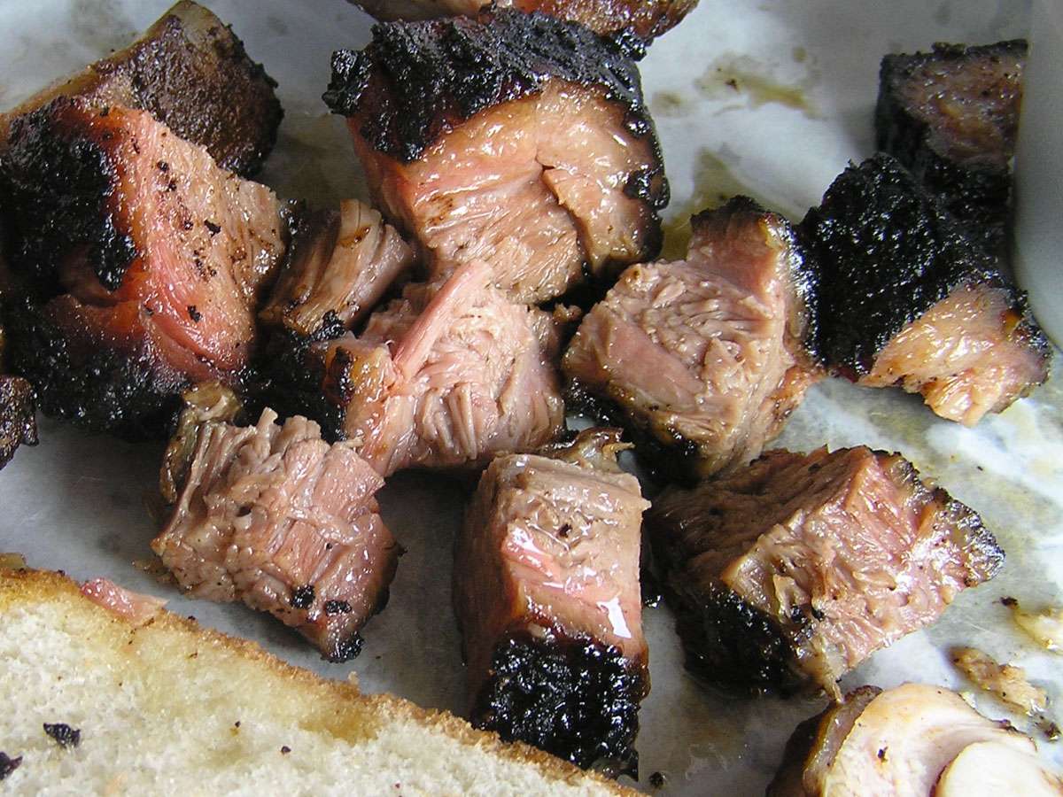 Brisket Burnt Ends Dog Watch Cafe in CT