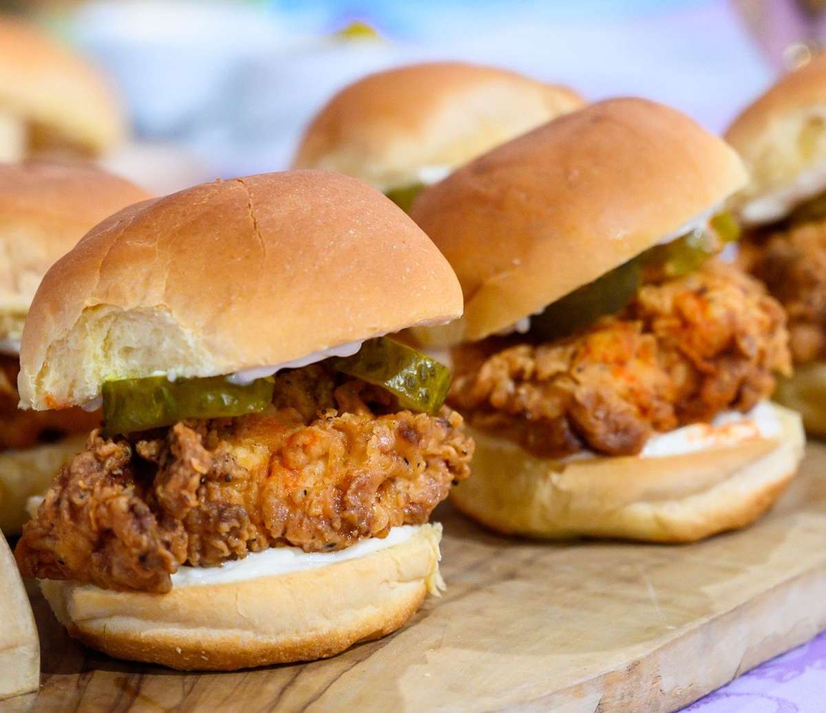 Fried Chicken Sliders Dog Watch Cafe in CT