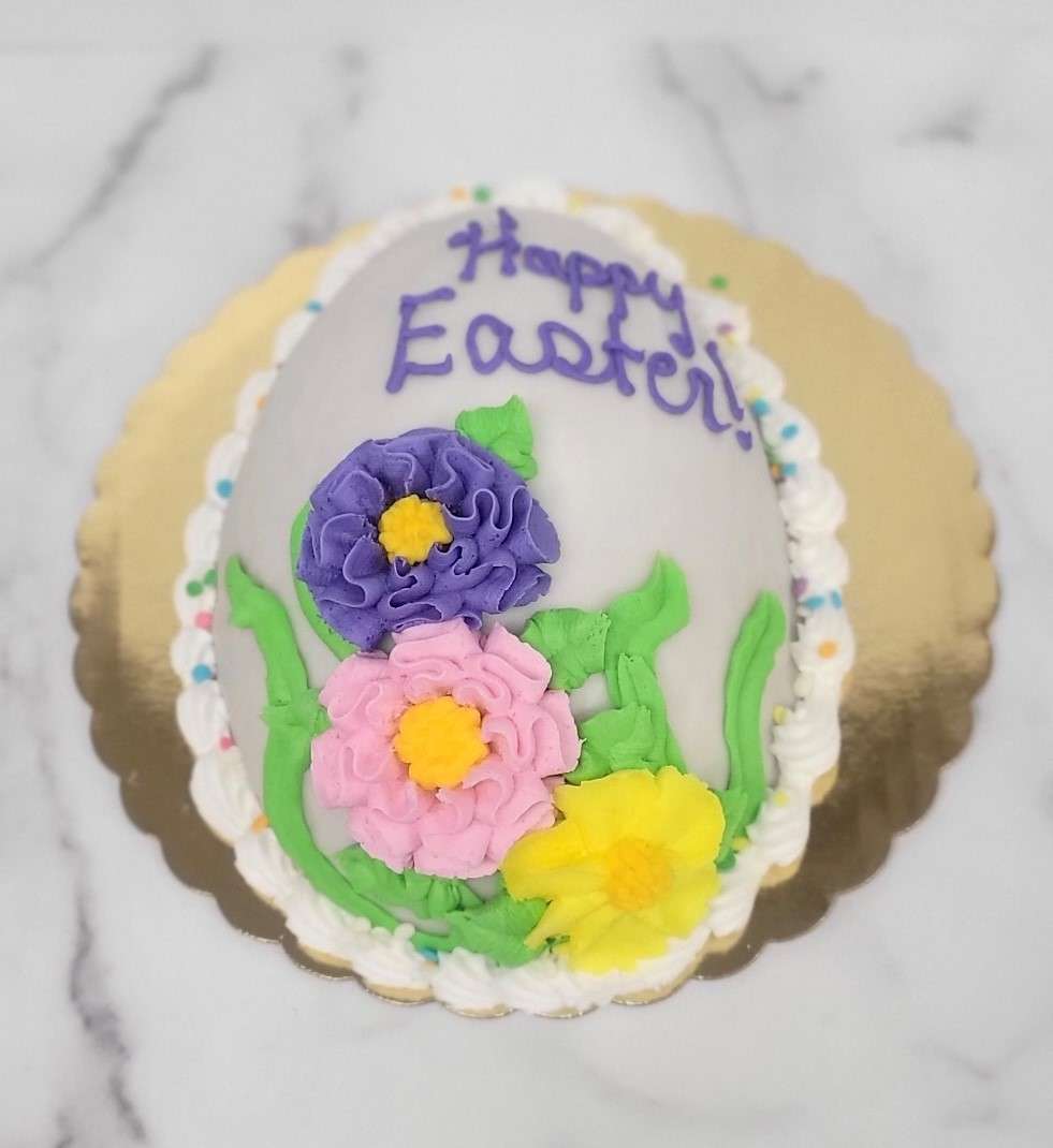 Chocolate Easter egg surprise cake | Bibbyskitchen recipes | Easter baking