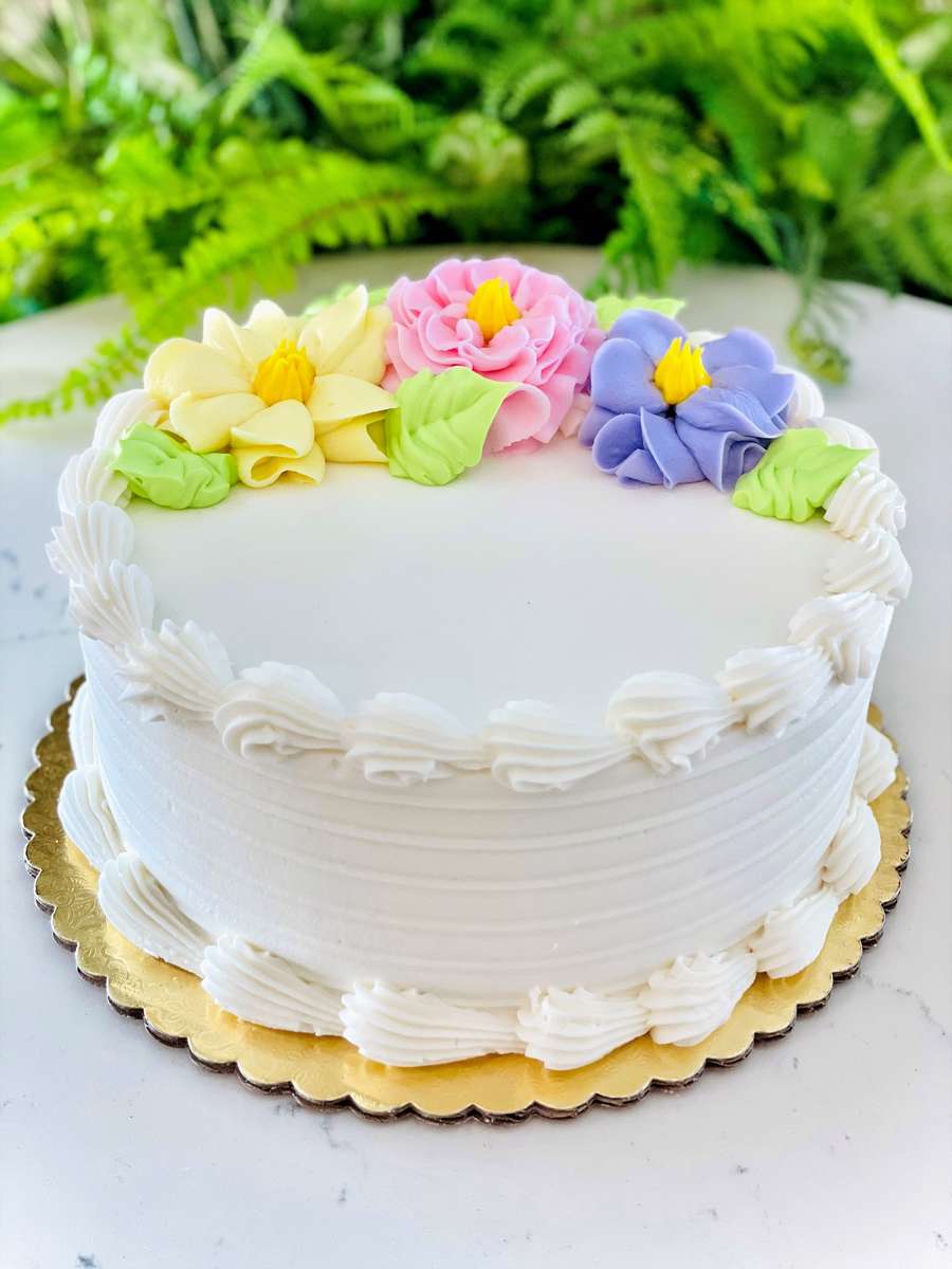Boho Floral cake — Nutmeg Cake Design