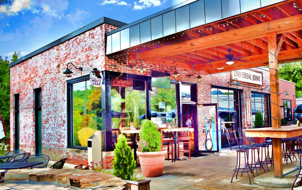 HDR image of front of building