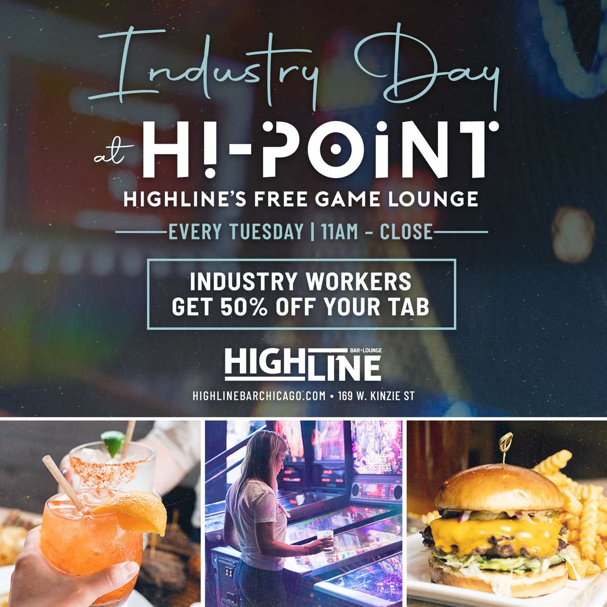 Thursday Night Football - Highline  River North Sports Bar & Arcade Bar