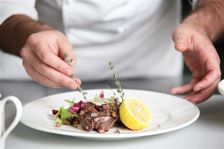 chef preparing food