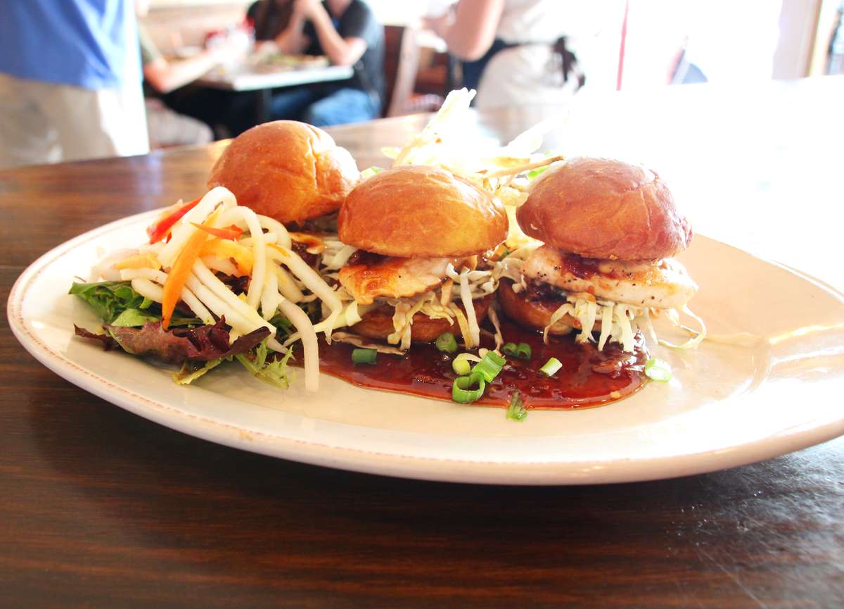 Seared Salmon Sliders