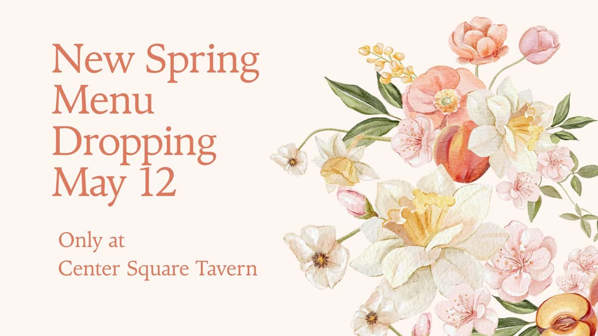 New Spring Menu