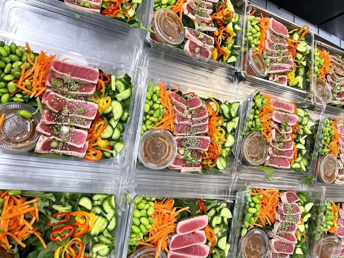 catering order-ahi tuna salad
