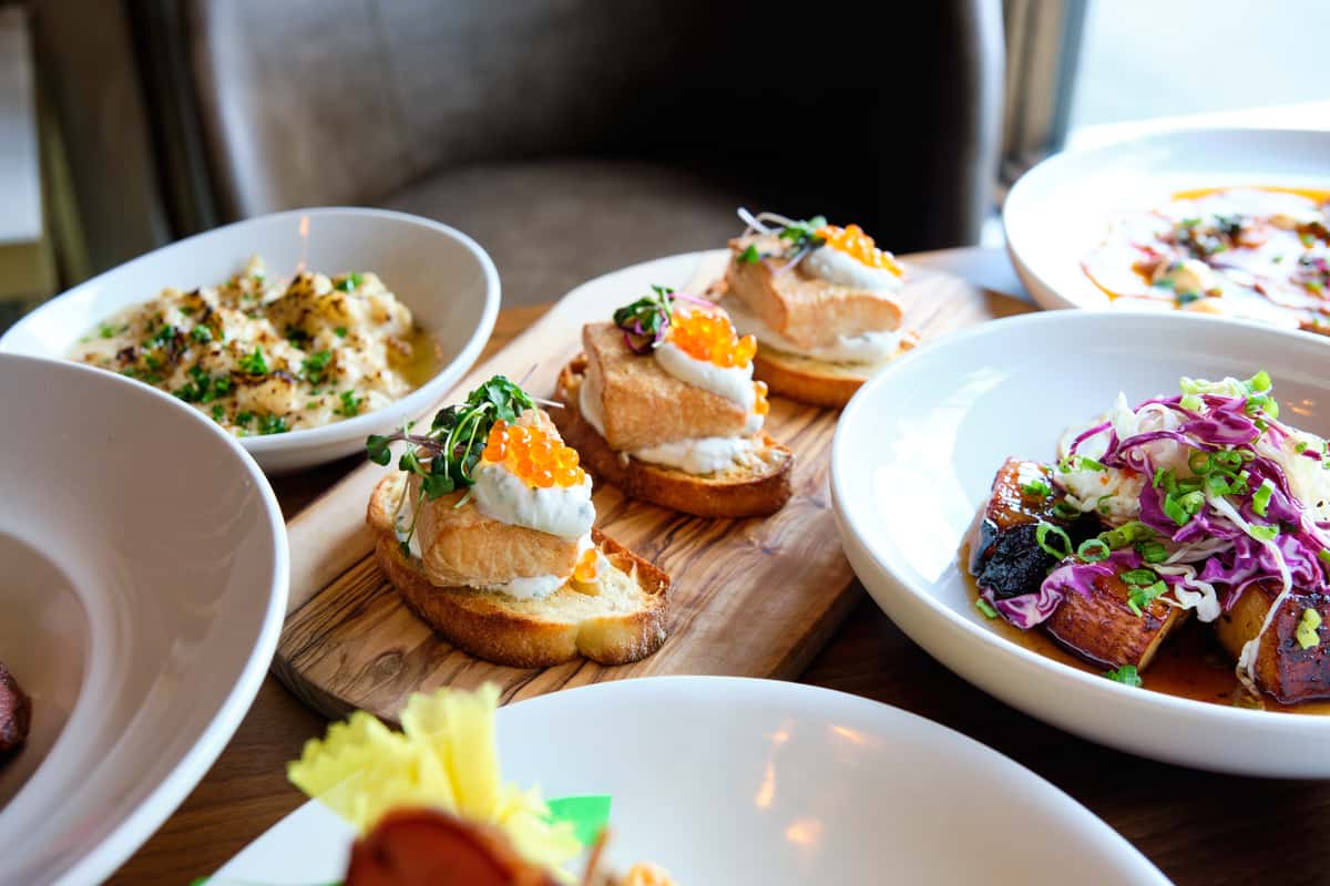 table of food