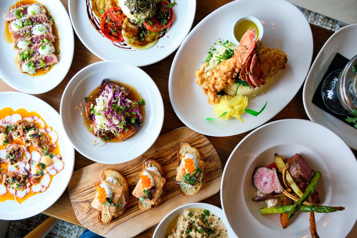 table of food