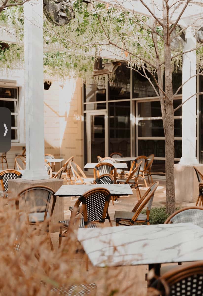 the terrace