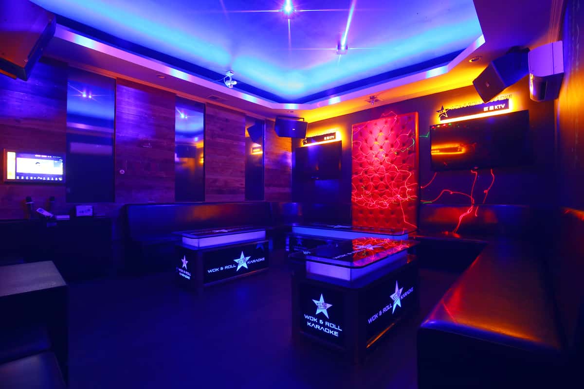 interior photo of karaoke