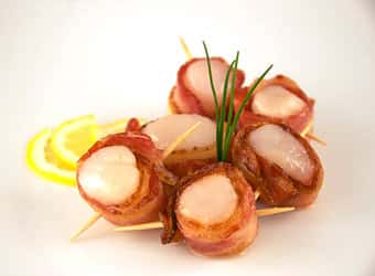 Bacon wrapped scallops 