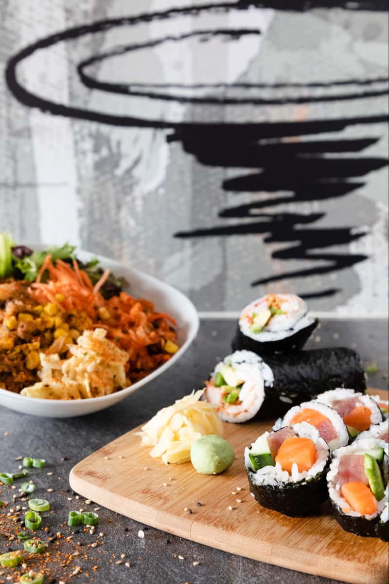 Poke Bowl and Sushi