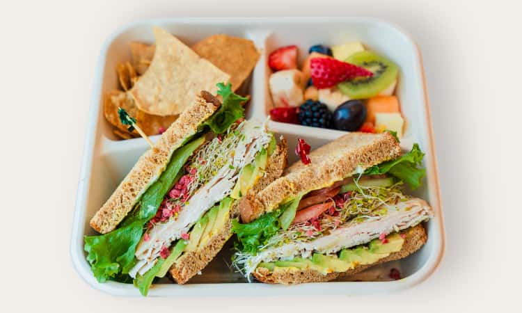 sando boxed lunch