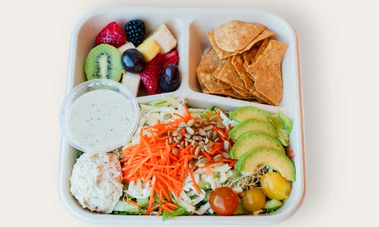 salad boxed lunch