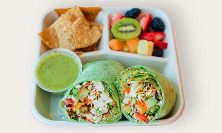 wrap boxed lunch