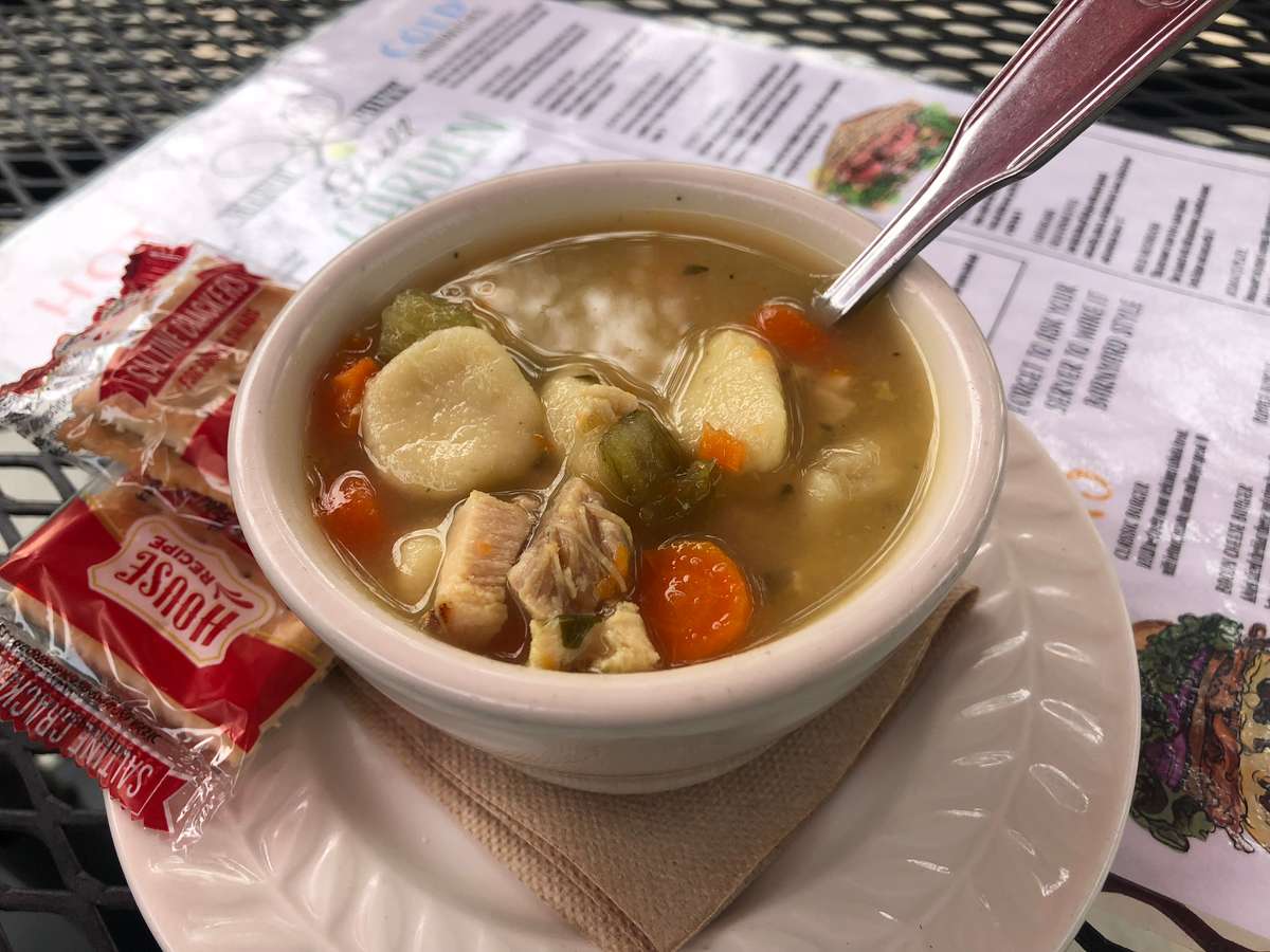 Soups Made InHouse Fresh Daily Match Point Grill Angry Barnyard BBQ Barbecue Restaurant in CA