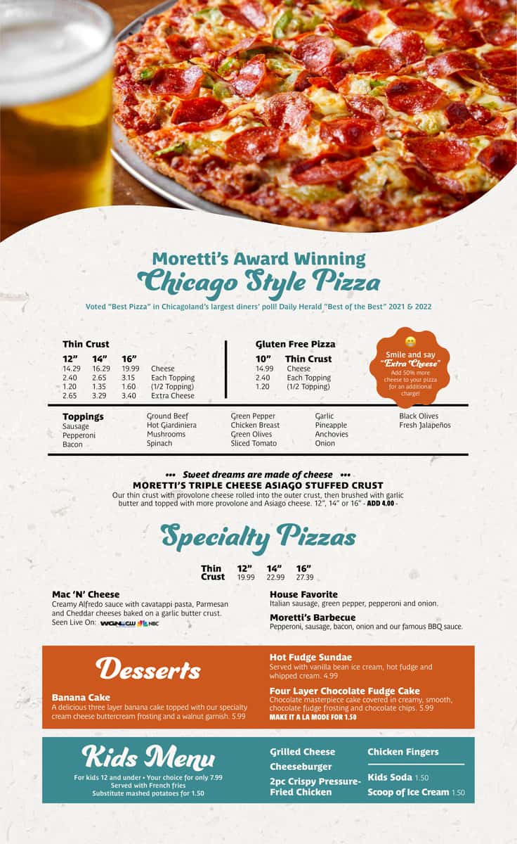 Snuggery Winter Menu