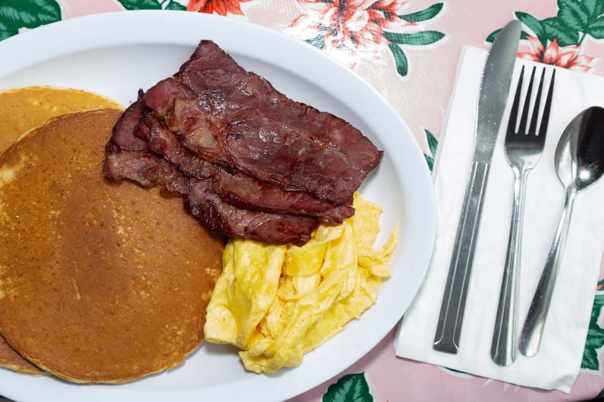 breakfast plate