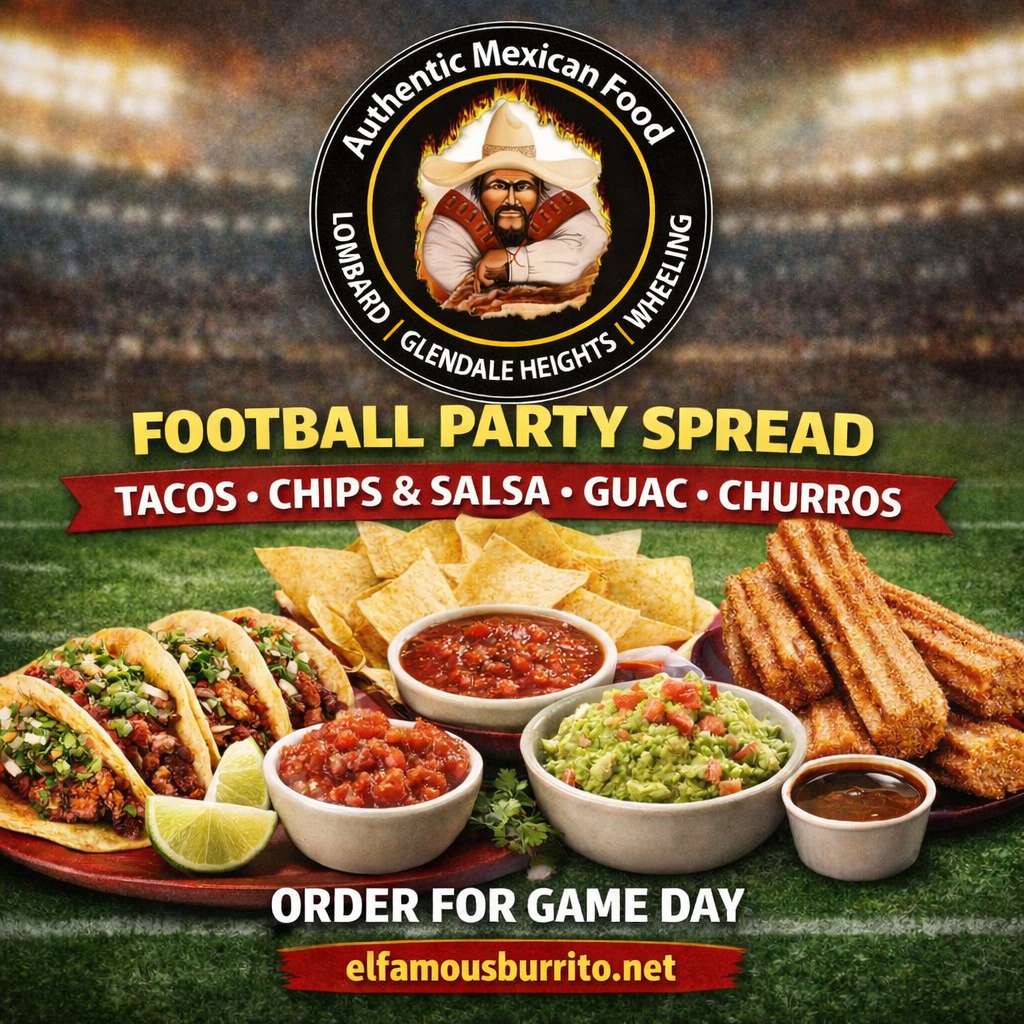 Football Catering Party for El Famous Burrito