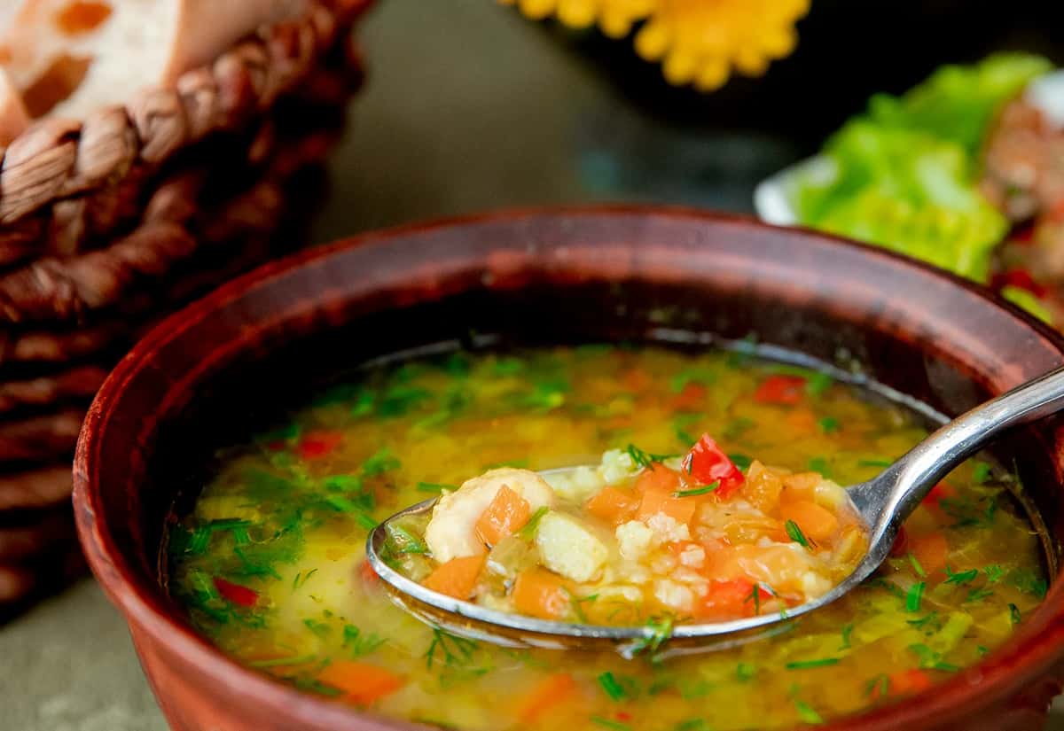 Caldo de pollo