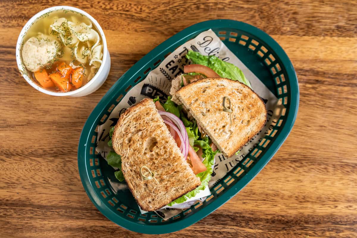 soup and sandwich