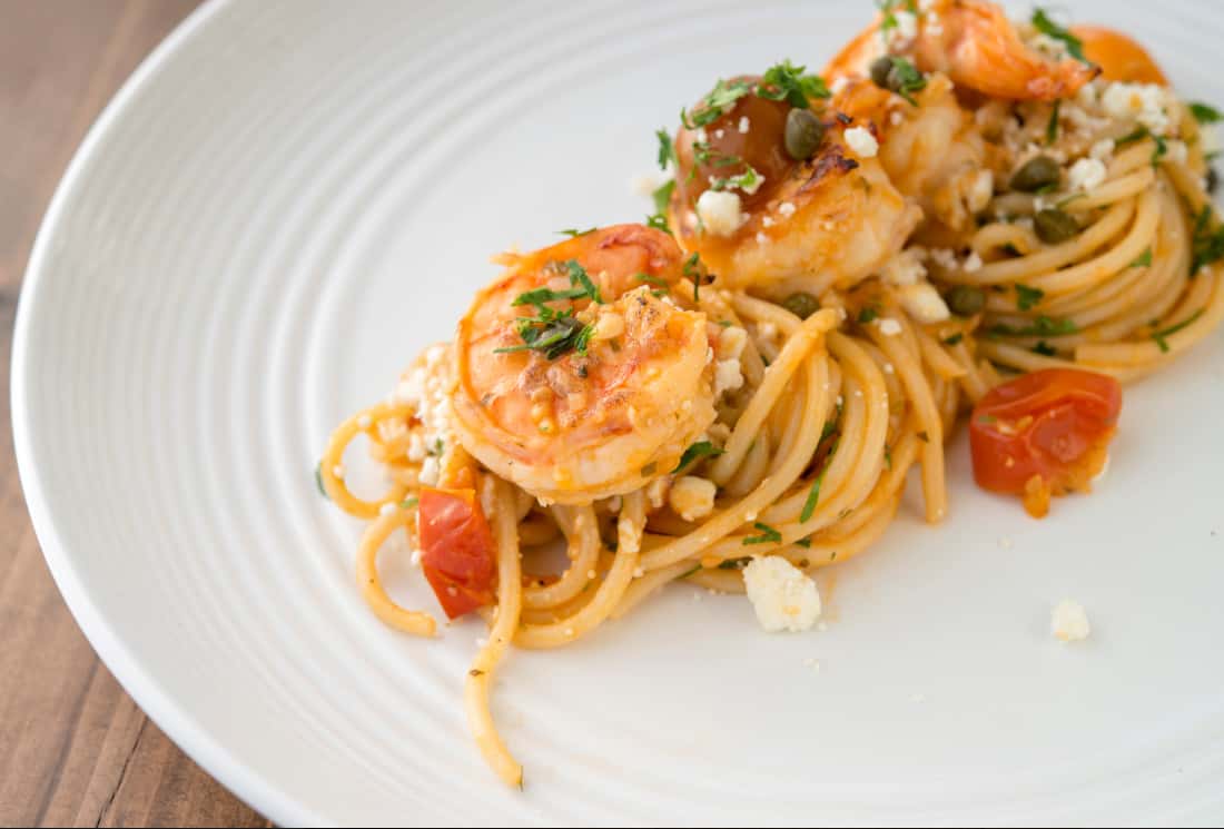 shrimp linguini