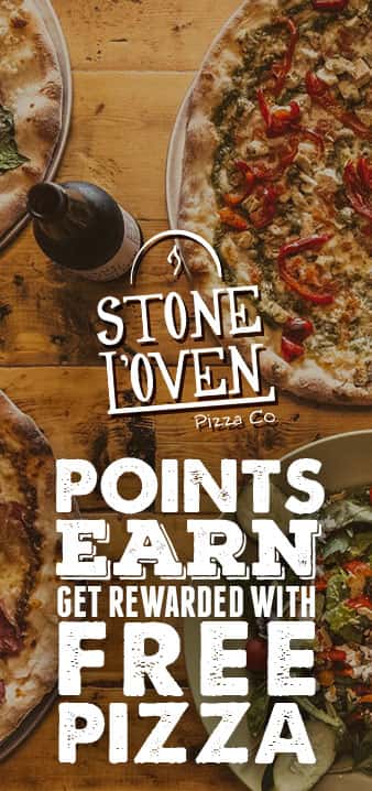 Earn points, get rewarded with free pizza!