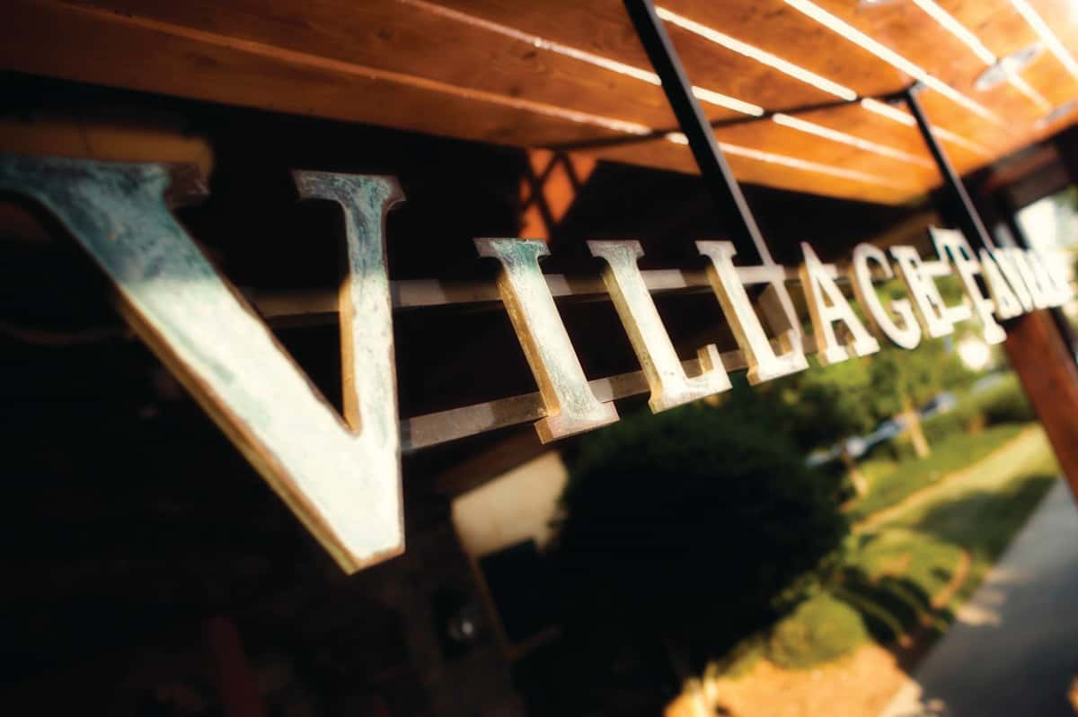 Village Tavern sign