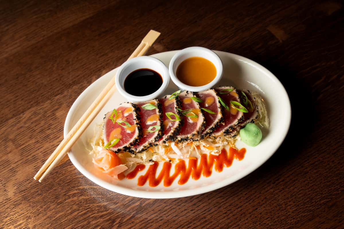 Soy Sauce Seared Albacore Tuna Steak Albacore Tuna Tuna Steak Recipe Soy  Sauce Sesame Crusted Tuna, image size:1200x800